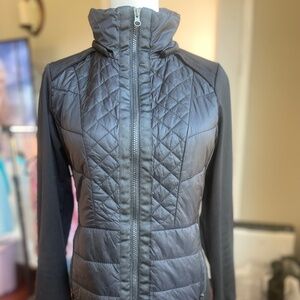 Zella Quilted Front Zip Up Jacket Sz XS